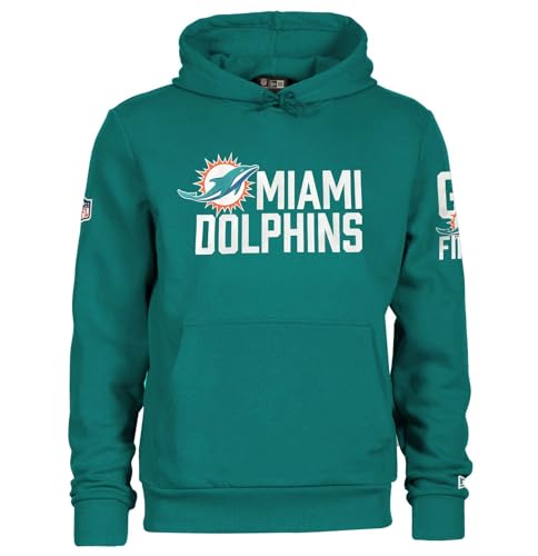 New Era - NFL Miami Dolphins Team Logo and Name Hoodie Größe:XXL