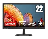 Lenovo D22-20 - Écran 21.5' FHD (TN, 75Hz, 5ms, HDMI+VGA, Câble VGA) Inclinaison Réglable - Noir