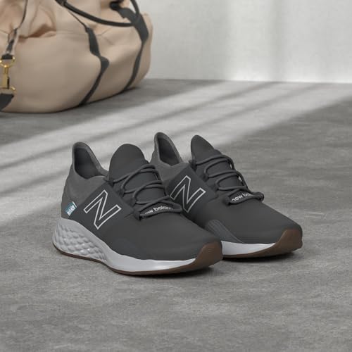 New Balance Men's Fresh Foam Roav V1 Sneaker, Lead/Light Aluminum, 11