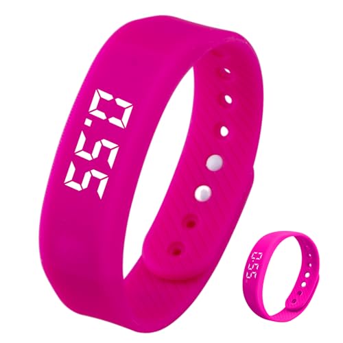 Handyverbindung Schrittzähler Uhr ohne Bluetooth, Wasserdicht Fitness Tracker Armband Kalorienzähler für Damen und Heren, Tracker Fitnessuhr mit Schrittzähler Kalorienzähler (Rosa) Handyverbindung Schrittzähler Uhr ohne Bluetooth, Wasserdicht Fitness Tracker Armband Kalorienzähler für Damen und Heren, Tracker Fitnessuhr mit Schrittzähler Kalorienzähler (Rosa)