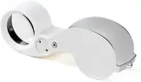 Lupa De Bolso Com Luz Led Para Joalheiro Zoom De 40x Tomóvi