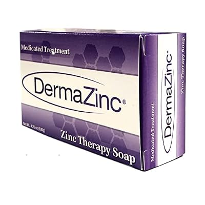DermaZinc Zinc Therapy Soap Medicated Treatment 4.25 oz (Pack of 10)