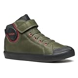 basket nike noir et vert fluo Respirant Geox J Gisli Boy Basket, Vert foncé Noir, 37 EU