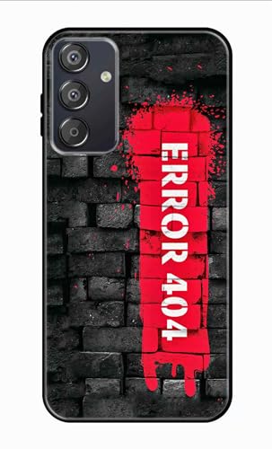 Image of Metal TPU Printed Back Cover for Samsung Galaxy M15 5G (Error 404) 360 Degree Protection | Camera Protection -25092024(AR)