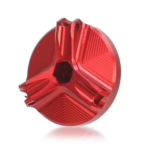Tapón de llenado M19*2,5 para aceite de motor de motocicleta Honda CB600 Hornet Rosso