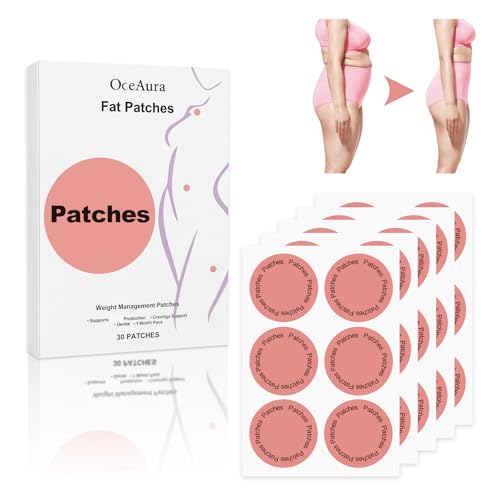 30 Piezas Parche Para Ombligo,Autoadhesivas abdominal Parches,Fácil De Usar Y Cómodo,Para la mayoría de las personas