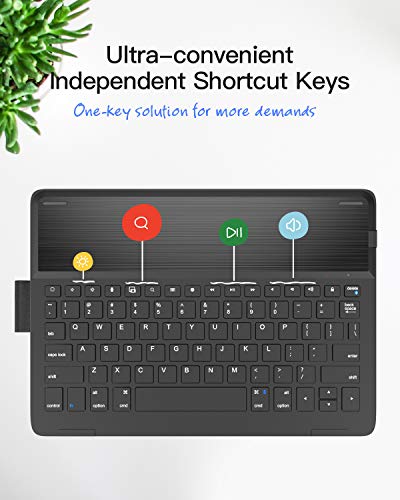 Inateck Keyboard Case for iPad 2019 10.2 Inch (7.Gen), iPad Air 2019(3.Gen), iPad Pro 10,5, Ultra Slim,BK2006