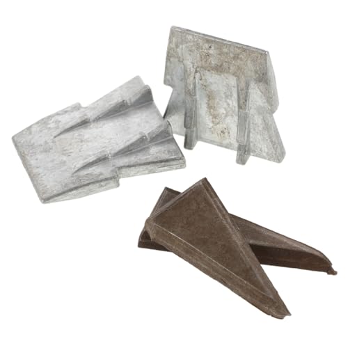 NULYLU Cuña De Metal Para y Martillo Certificada, Cuña Cónica De Hierro Reforzada Para Mango De Martillo, Accesorios Para Reparación, Uso Profesional y Doméstico, Pack 4 Piezas