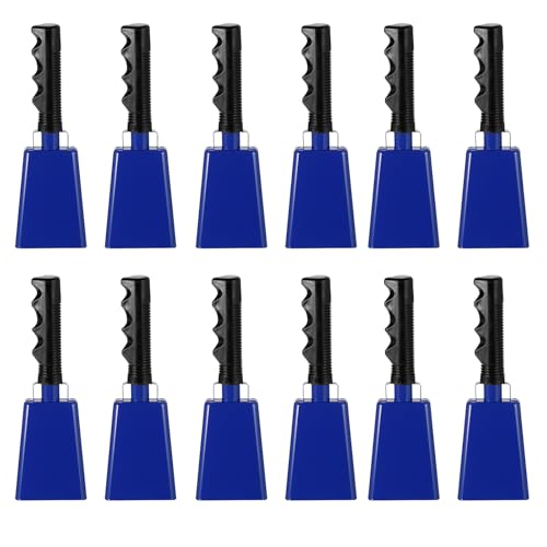 PATIKIL 9inch Cow Bells for Football Games, 12pcs Cowbells for