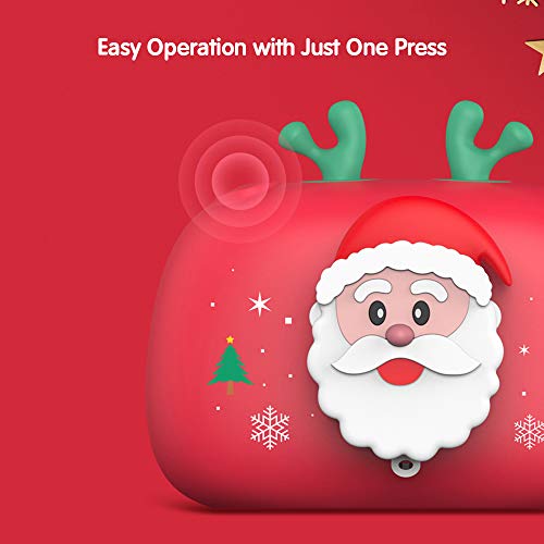 Duotar Camera For Kids,Câmera infantil de Natal 18 MP Câmera digital infantil selfie tirando câmera