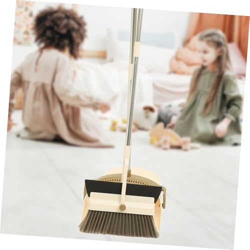 DECORNIJIA Besen und Kehrschaufel Set mit Langem Griff Dichtem Borstenbesen und Haarkamm kehrblech Leichtes Multifunktionales Reinigungswerkzeug für Haushalt Bad Garten Praktische – Bild 6