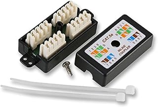 Pro Signal BT-855BLK - Acoplador en línea (cat. 5), color negro