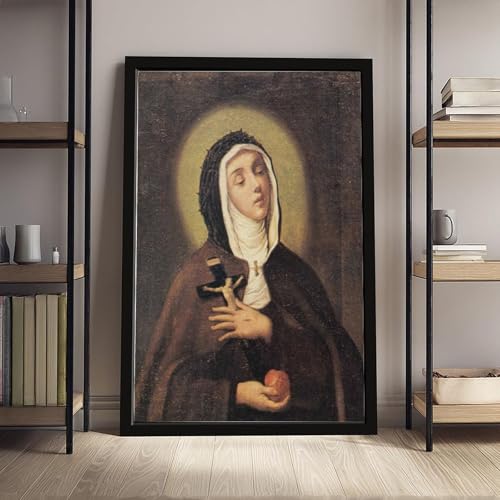 Impression sur toile portrait Veronica Giuliani pour salon moderne - 4