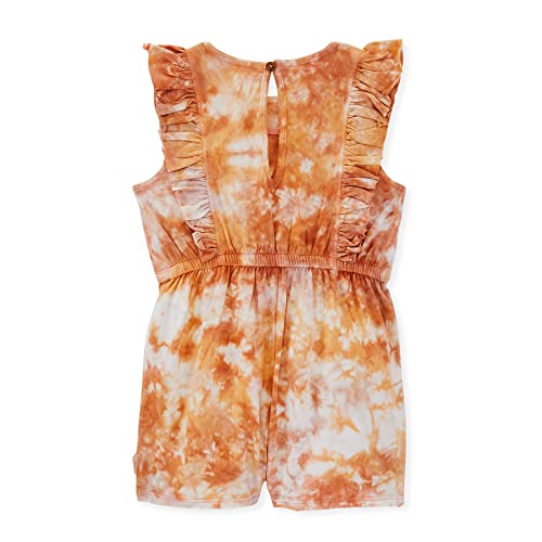 Burt's Bees Baby Baby Girls' Romper Jumpsuit, 100% Organic Cotton One-Piece Coverall, Terracotta Tie Dye, 3T #TOP1
