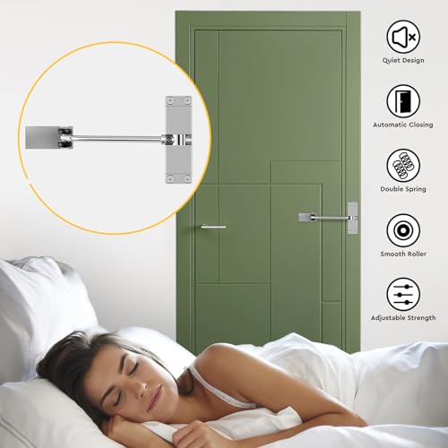 SWAWIS Chiudiporta Automatico, Molla Chiudiporta