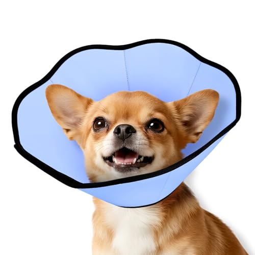 MIDOG Dog Cone Collar After Surgery, Soft Dog Cone Alternative to Stop Licking,Adjustable Elizabethan Recovery Cones for Small to Large Sized Dogs