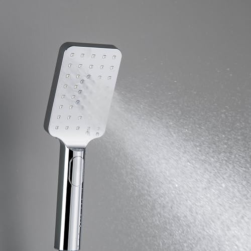 Regadera manual Kibi Cube 3 settings ABS cromada miniatura 3
