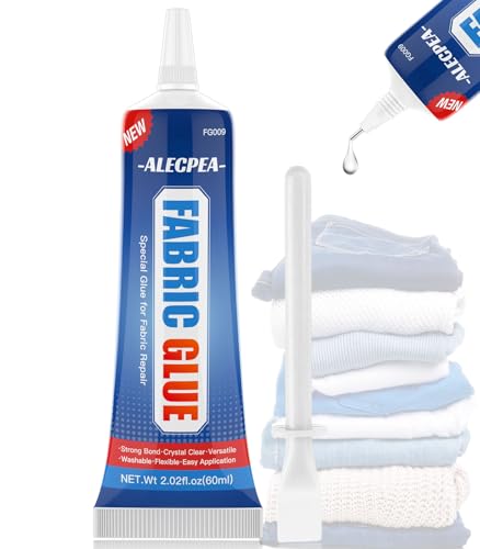 Alecpea AC1001 60Ml Fabric Glue, Strong Fabric And Leather Adhesive cover
