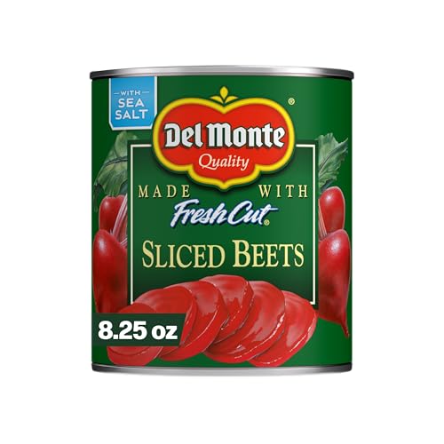 DEL MONTE FRESH CUT Canned Beets Sliced, Canned Vegetables, 8.25 oz Can