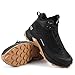 R CORD Waterproof Hiking Shoes Women Comfortable Ankle-Support Outdoor Walking Camping Trekking Boots for All Seasons Black Size 10