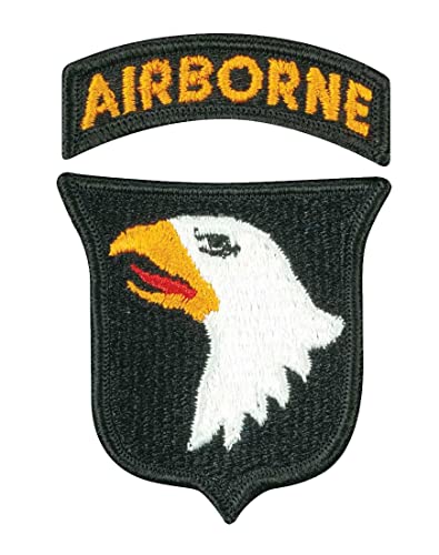 101st Airborne Division AGSU Full Color Patch with Airborne Tab (Military Issued)-Veteran Owned Business