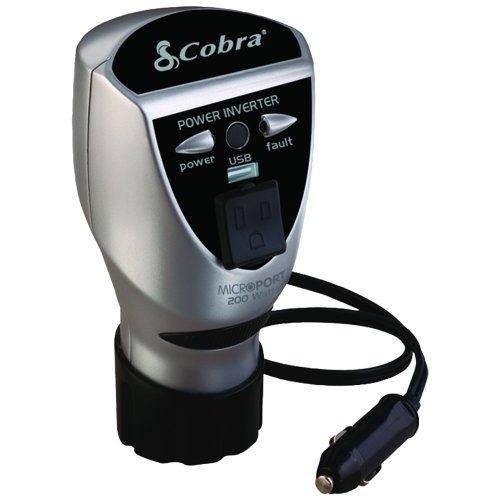 Image of Cobra CPI 200 CH 200 Watt 12 Volt DC to 120 Volt AC Power Inverter