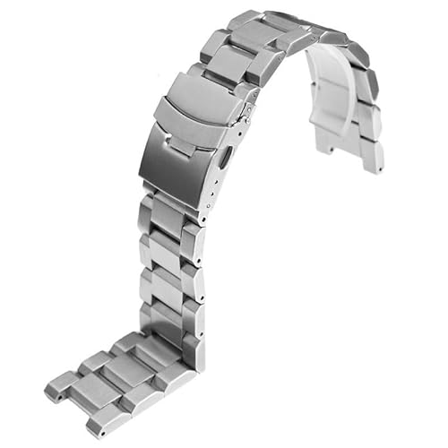 konsoo Stainless Steel Wacth Band For Hamilton Pan Europ Steel Straps H78615135 H78716983(Silver)