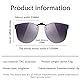 Wnddle Sonnenbrille Clip, Polarisiert Clip auf Sonnenbrillen, UV400 Sonnenbrille Clip, Polarisierte Clip-on Nachtfahrbrille