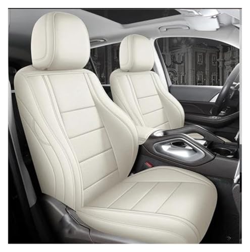 Housses de siège pour A6 C7 Avant 2012 en cuir beige ensemble complet standard