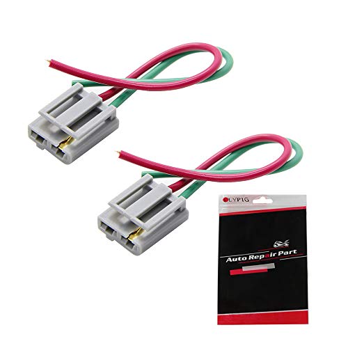 Flypig 2Pcs Performance 170072 Distributor Connector Dual Pigtail Wire Harness 12V Battery Power & Tachometer Plug For Gm Hei Coil #TOP15