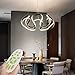 Produktbild Modern LED Pendelleuchte Schlafzimmerlampe Kronleuchter Dimmbar mit Fernbedienung Hängeleuchte Höhenverstellbar Geometrie Design Esstisch Pendellampe Hängelampe 84W Büro Restaurant Esstisch Flur