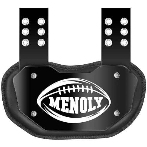 MENOLY Football Backplates for Youth - Professional Youth Football Back Plate for Shoulder Pads Hard Shell Lower Back Protector for High-Impact Protection for Kids