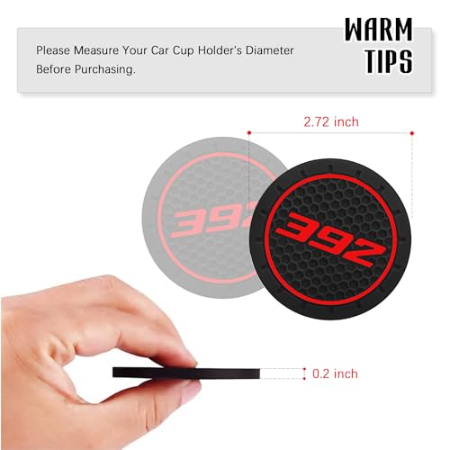 Portavasos para carro redondo de silicona 2.75 pulgadas miniatura 3