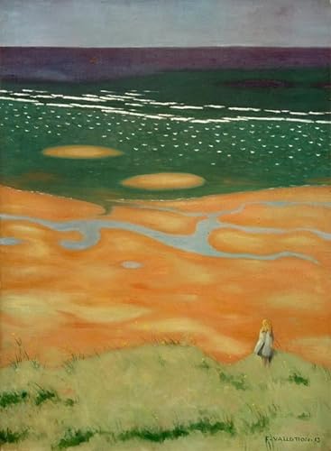 Tableau Rising Tide Houlgate Vallotton pour Décoration Chambre et Salon Apaisant