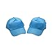 5 Pieces ESD Anti-Static Sun Caps with Hard Brim – Static-Safe Baseball Hats for Cleanrooms & Industrial Work (Blue)