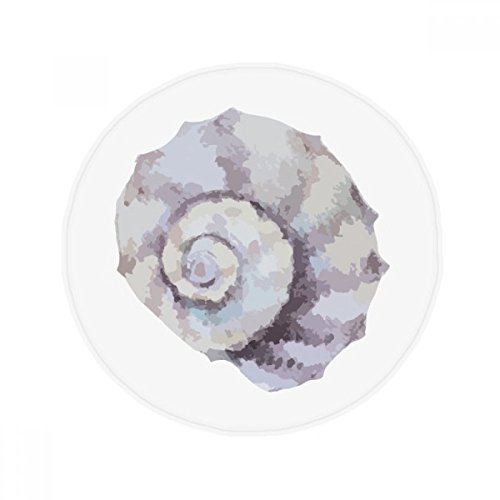 Tapis de sol rond animaux marins 50cm DIYthinker antidérapant multicolore en polyester