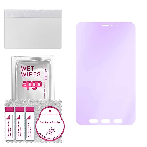 apgo Protector de pantalla Anti-Blue Hybrid Glass 9H para Samsung Galaxy Tab Active3