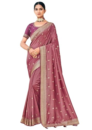 Sari en soie Indian Party Wear 10413 habit traditionnel indien pour femme