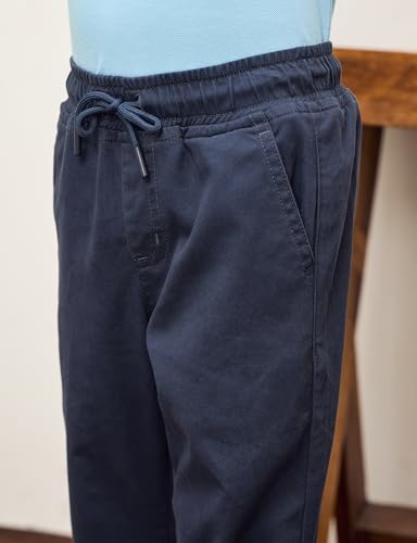 Image of Amazon Brand - Symbol Boy's Cotton Strechable Jogger | Elasticated Waistband and Cuff | Age 2-14 Years