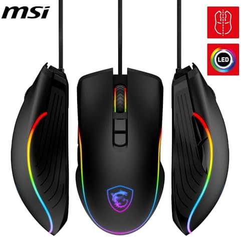 MSI FORGE GM300 Siyah Kablolu Gaming (Oyuncu) Mouse - Görsel 4