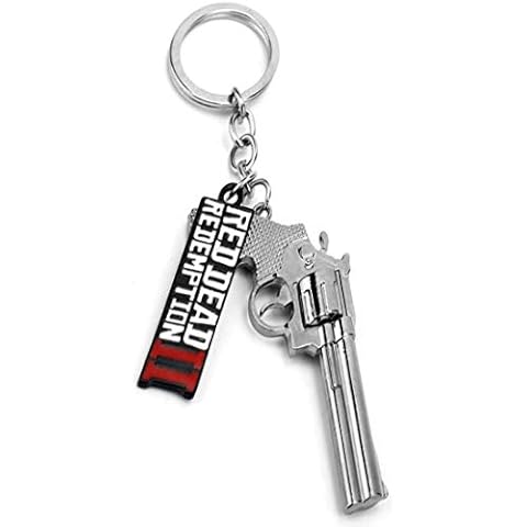 PILLOBOX Red Dead Redemption 2 Keychain Pendant Car Accessory Christmas Gifts for Men Woman Cover