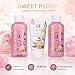 Imagen de Accentra Set de baño SWEET PEONY en caja de regalo rosa blanco dorado