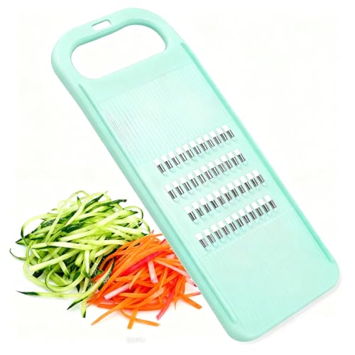 Stainless Steel Handheld Vegetable Grater - Veg Shredder for Carrots, Cabbages & More | 5-in-1 Bean Slicer & Onion Chopper