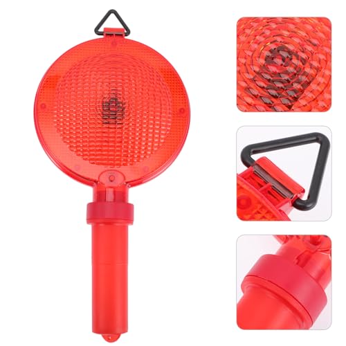 Luz de advertencia de plástico gancho LED roja para seguridad vial 5
