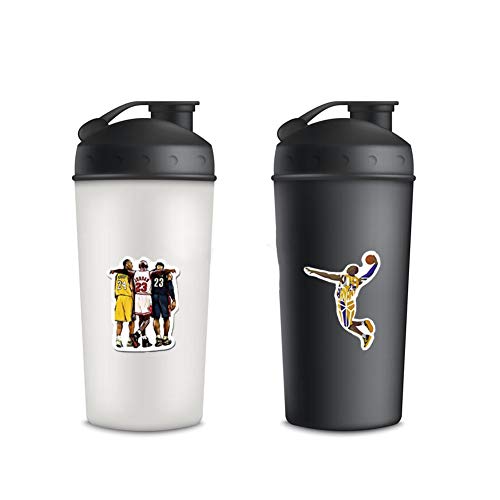 50 PCS Basketball Star Kobe Stickers Durable Small Decal Trendy Vinyl Stickers for Laptop,Water Bottles, Suitcase, Car or Any Flat Surface - Thumbnail 2
