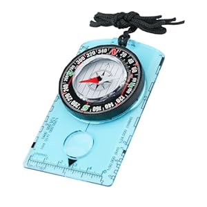 Orienteering Compass, Wilderness Survival Compass for Kids- Magnetic Gear Set Navigation Map- Backpacking Camping Hunting Survival
