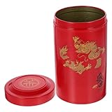 GLEAVI Teedose Aus Metall Eisen Versiegelt Mit Deckel Für Losen Tee Süßigkeiten Aufbewahrung Küchenbehälter Klein Multifunktional