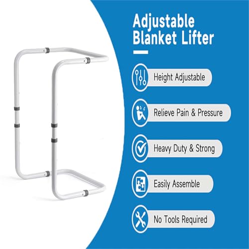 Cadre de couverture réglable en aluminium pour lit médicalisé