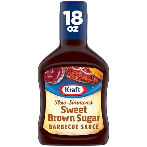 Kraft Sweet Brown Sugar Slow-Simmered Barbecue Sauce, 18 oz Bottle