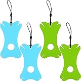 Simsky 4 Pezzi Cartoncini Zecche, Scheda per Zecche con Lente d